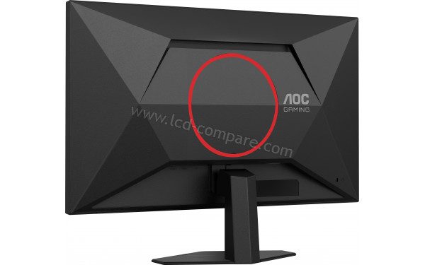 AOC 27G4HRE - Vue 3/4 arri&egrave;re