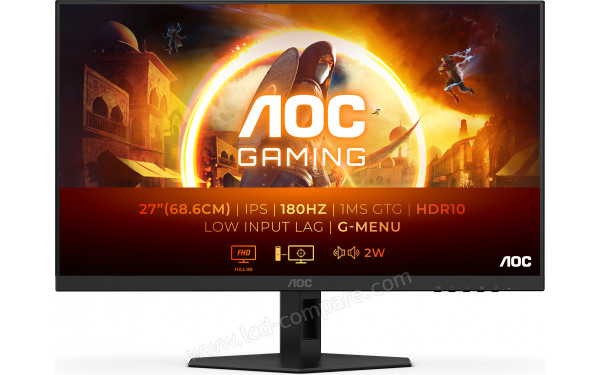 AOC 27G4XED - Vue de face