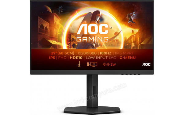 AOC 27G4X - Vue de face