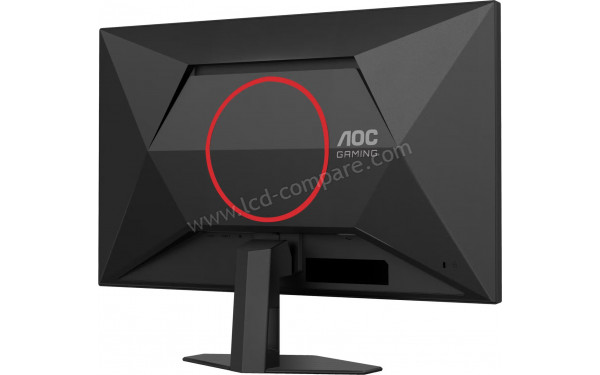 AOC 27G4ZREAD/01 - Vue 3/4 arri&egrave;re
