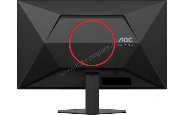 AOC 27G4ZRE - Vue de l'arri&egrave;re