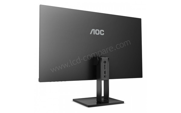 AOC 27V2Q - Vue 3/4 arri&egrave;re