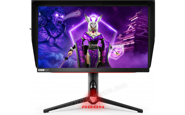 AOC AG254FG - Vue de face avec protection