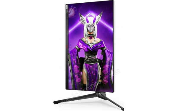 AOC AG254FG - Vue 3/4 droite en mode portrait