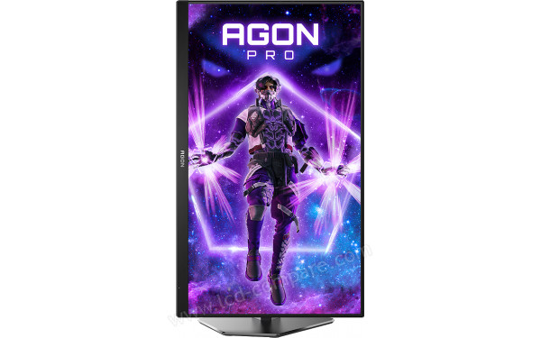 AOC AG256FS - Vue de face en mode portrait