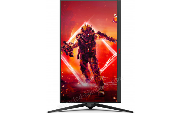 AOC AG275QX/EU - Vue de face en mode portrait