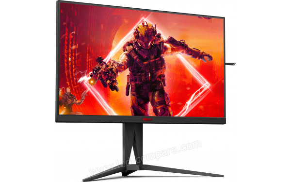 AOC AG275QZN/EU - Vue 3/4 gauche