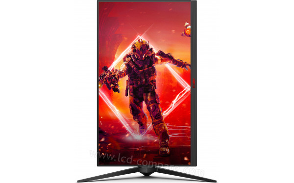 AOC AG275QZN/EU - Vue de face en mode portrait