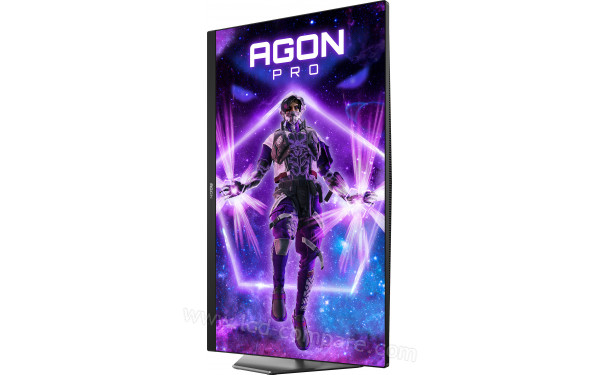 AOC AG276FK - Vue de face en mode portrait