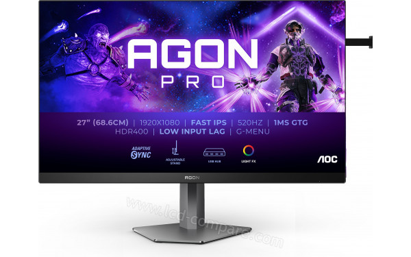 AOC AG276FK - Vue de face