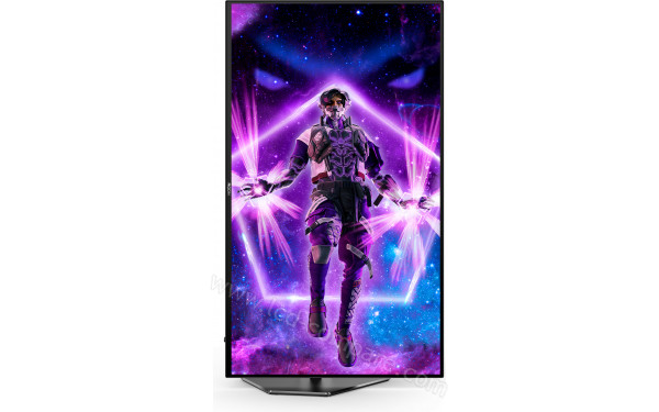 AOC AG276QZD - Vue de face en mode portrait