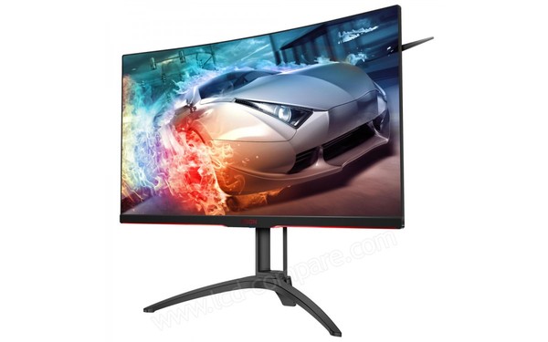 AOC AG322QC4 - Vue 3/4 droite
