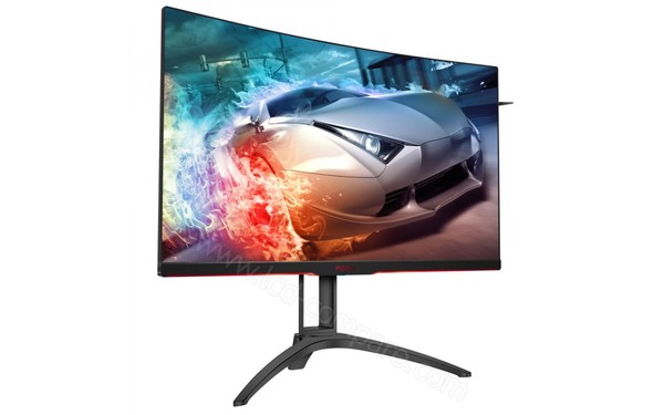 AOC AG322QC4 - Vue 3/4 gauche