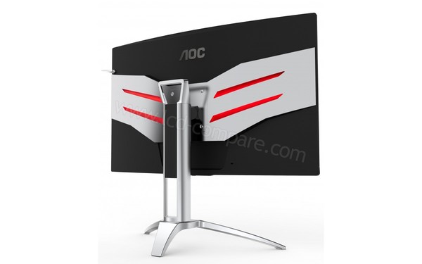 AOC AG322QCX - Vue 3/4 arri&egrave;re