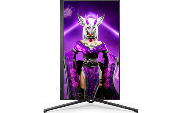 AOC AG324UX - Vue de face en mode portrait
