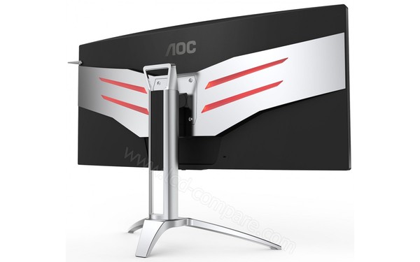 AOC AG352QCX - Vue 3/4 arri&egrave;re