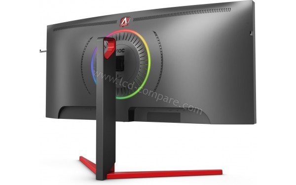 AOC AG353UCG - Vue 3/4 arri&egrave;re