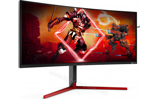 AOC AG353UCG - Vue 3/4 gauche