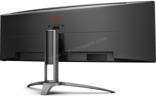 AOC AG493QCX - Vue 3/4 arri&egrave;re