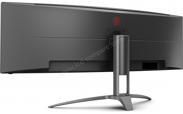 AOC AG493QCX - Vue 3/4 arri&egrave;re