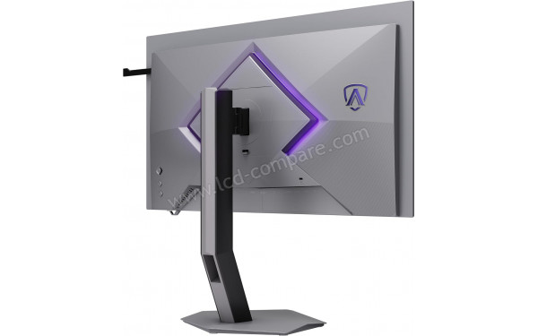 AOC AGP277QKDC - Vue 3/4 arri&egrave;re