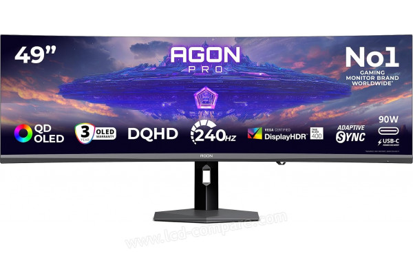 AOC AGP497UCZD - Vue de face