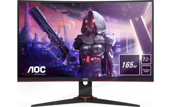 AOC C24G2AE/BK - Vue de face