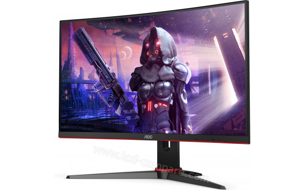AOC C24G2AE/BK - Vue 3/4 droite