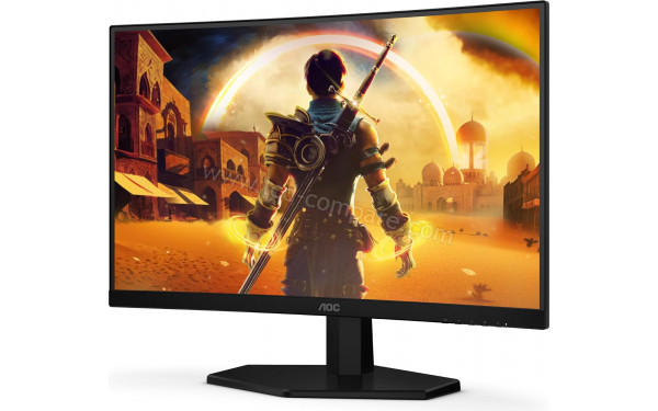 AOC C24G42FE - Vue 3/4 droite