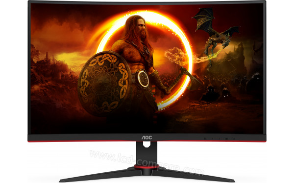 AOC C27G2E/BK - Vue de face