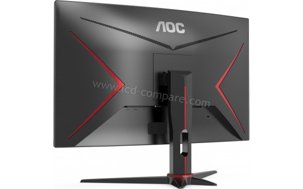 AOC C27G2E/BK - Vue 3/4 arri&egrave;re
