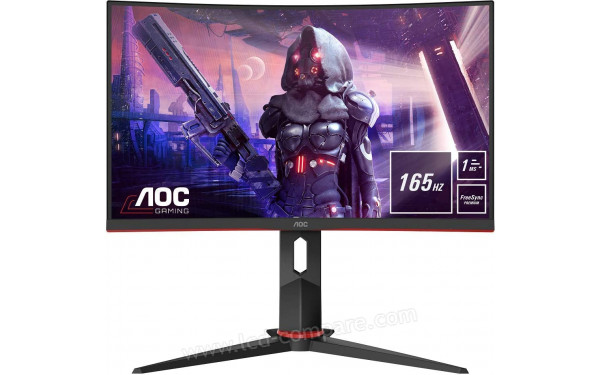 AOC C27G2U/BK - Vue de face