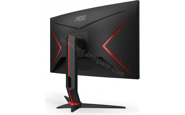AOC C27G2Z3/BK - Vue 3/4 arri&egrave;re