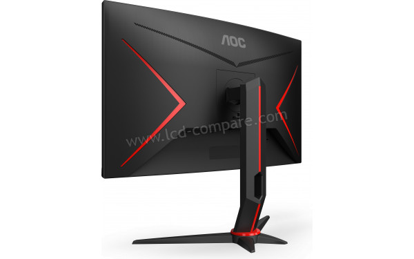 AOC C27G2Z3/BK - Vue 3/4 arri&egrave;re