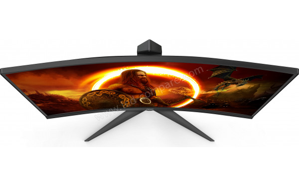 AOC C27G2ZU/BK - Vue du dessus
