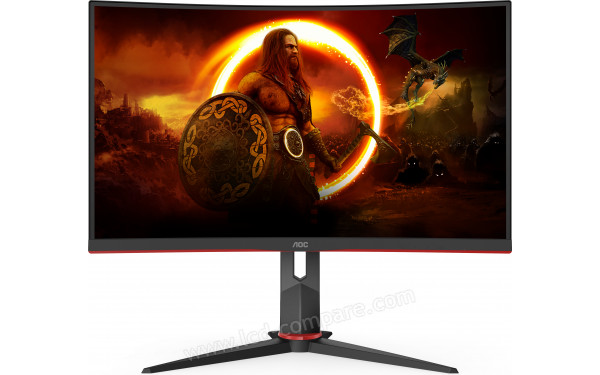 AOC C27G2ZU/BK - Vue de face