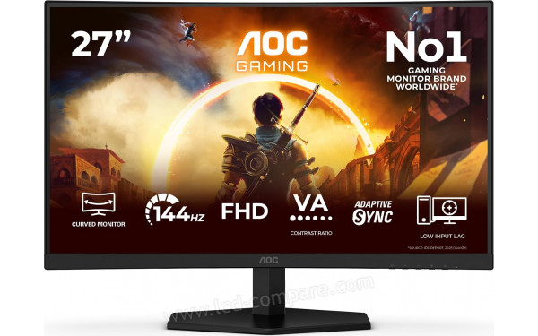 AOC C27G42FE - Vue de face