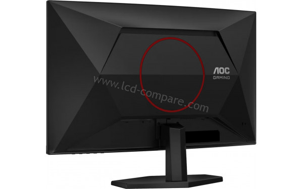 AOC C27G42ZEP - Vue 3/4 arri&egrave;re