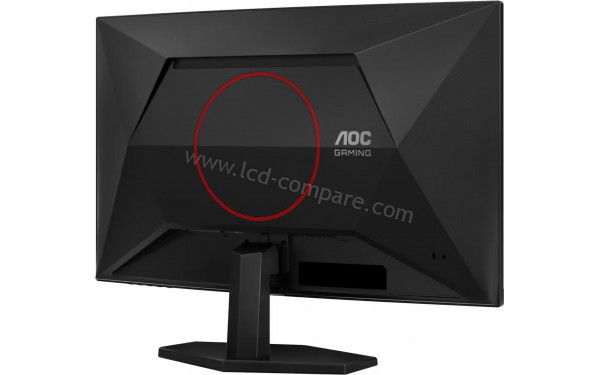 AOC C27G42ZE - Vue 3/4 arri&egrave;re