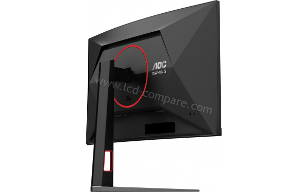AOC C27G4Z2 - Vue 3/4 arri&egrave;re