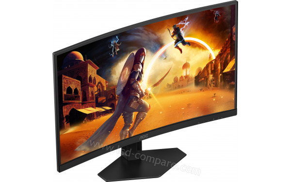 AOC C27G4ZXED - Vue 3/4 gauche