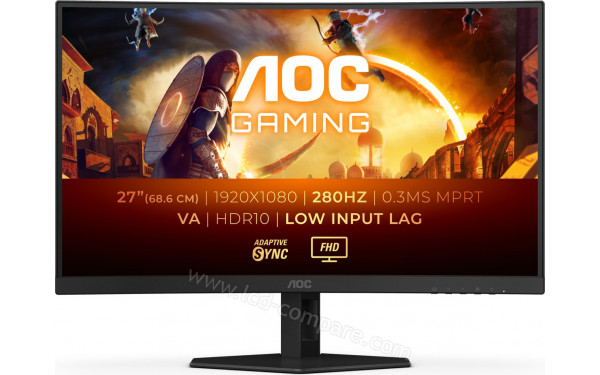 AOC C27G4ZXE - Vue de face