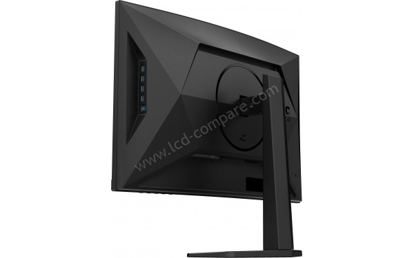 AOC C27G4ZXU - Vue 3/4 arri&egrave;re