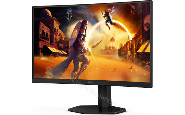 AOC C27G4ZXU - Vue 3/4 droite