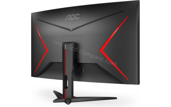 AOC C32G2AE/BK - Vue 3/4 arri&egrave;re