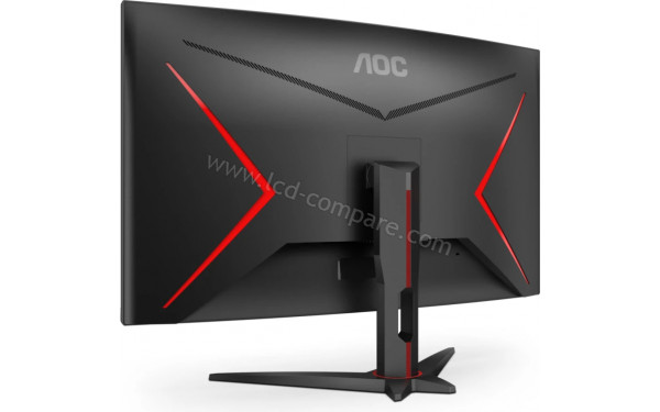AOC C32G2AE/BK - Vue 3/4 arri&egrave;re