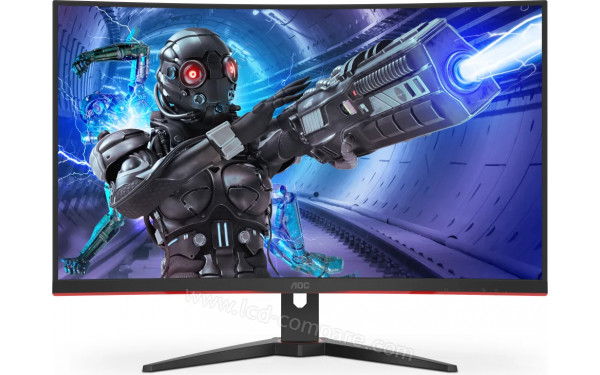 AOC C32G2ZE-BK - Vue de face