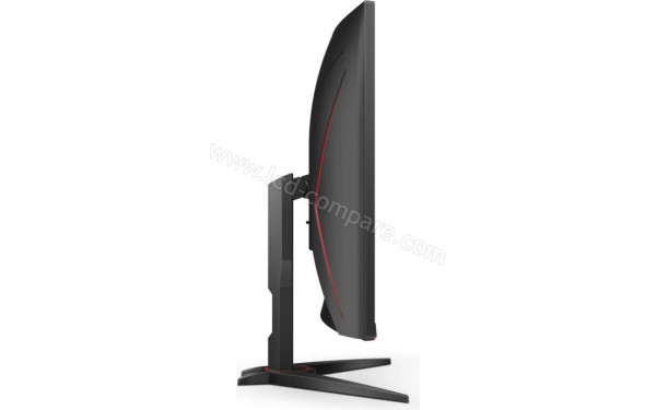 AOC C32G2ZE-BK - Vue de profil