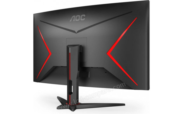 AOC C32G2ZE-BK - Vue 3/4 arri&egrave;re