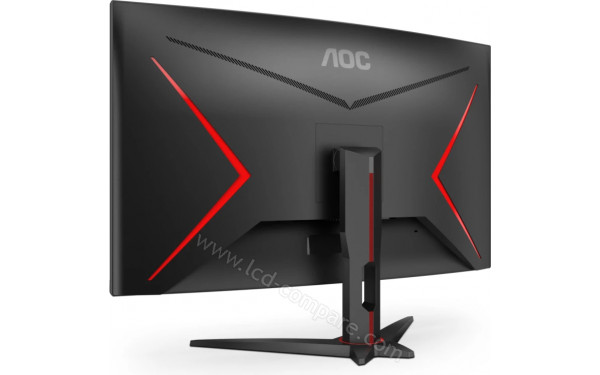 AOC C32G2ZE-BK - Vue 3/4 arri&egrave;re